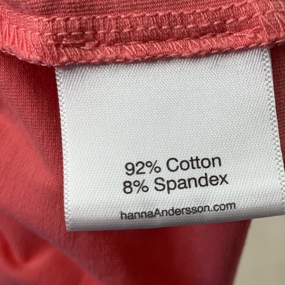 Hanna Andersson Girls 100 Size 4 Skort Mini Skirt Shorts Liner Pink Pull On - Picture 7 of 7